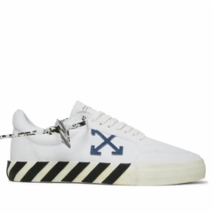 Off-White Vulcanized Low White Navy Blue