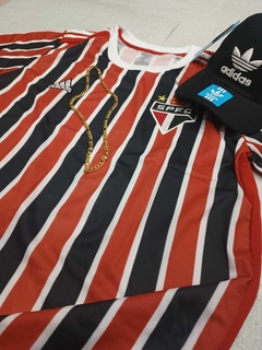 Kit- Camisa São Paulo || + Corrente+ Boné Adidas Preto - comprar online