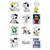 Snoopy Stickers 40 adesivos - My Sticker Club