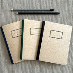 Libretas de Notas - Kraft x3