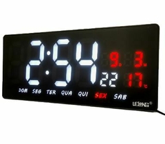 Relógio De Parede Painel LED Digital Altomex Mês, Semana e Temperatura na internet
