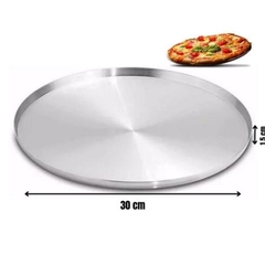 Forma Para Pizza 35 e 30 Cm Diâmetro Alumínio na internet