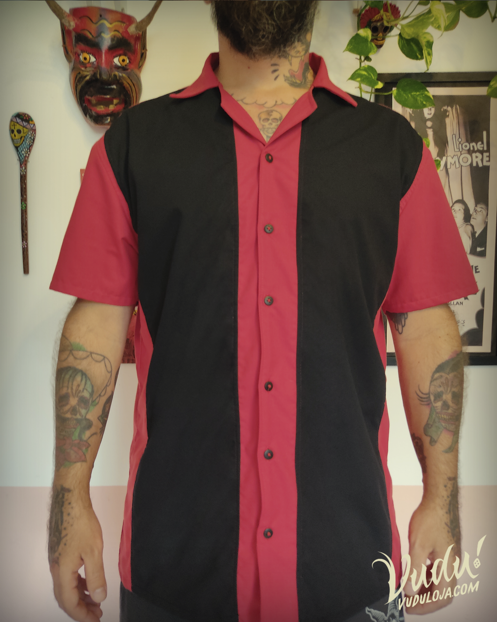 Camisa Bowling Rudy Pompilli Vudu Loja Alternativa