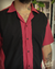 Camisa Bowling Rudy Pompilli - Black & Red