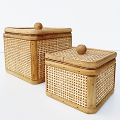 Duplas Caixas Rattan