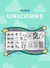 PINK MASK Placa de Stamping Unicorns #36