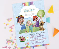 Cocomelon party invitation 2 - buy online