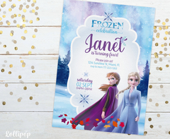 Frozen II Digital Party Invitation - buy online