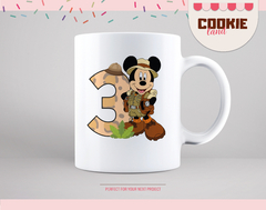 Safari Mouse Clipart, EPS & PNG Clip Art Files, First Mickey Mouse Birthday - online store