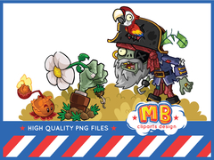 Plants vs Zombies MEGA BUNDLE, CLIPARTS, PAPERS, SVG & ALPHABETS on internet