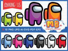 Among us characters Png Clipart Digital