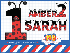 Lady Bug PNG alphabet clipart - buy online