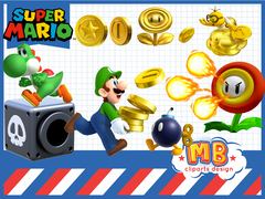 Super Mario Bros Png Clipart Digital - Lollipop