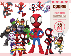 Spidey ang his amazing friends Png Clipart Digital - buy online