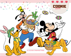 Mickey & Friends Easter disney Png Clipart Digital - buy online