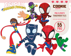 Spidey ang his amazing friends Png Clipart Digital - online store