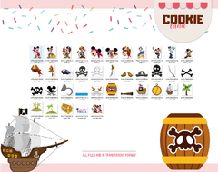 Mickey & Friends Pirates disney Png Clipart Digital - buy online