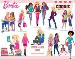 Barbie Fashion Png Clipart & Vector file Digital