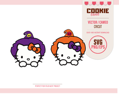 Image of Hello kitty Halloween SVG files