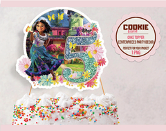 Encanto Mirabel Clipart PNG, Encanto Birthday, number 5 cake topper, centerpiece on internet
