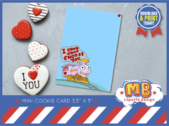 Simpsons Cookie Card printable jpg Digital - buy online