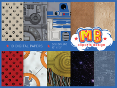 Star Wars MEGA BUNDLE, CLIPARTS, PAPERS, SVG & ALPHABETS - buy online