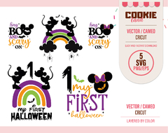 Mickey & Minnie my first Halloween designs SVG files