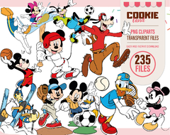 Mickey & Friends Sports disney Png Clipart Digital