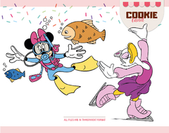 Mickey & Friends Sports disney Png Clipart Digital - Lollipop