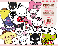Hello Kitty and friends_san rio Png Clipart Digital