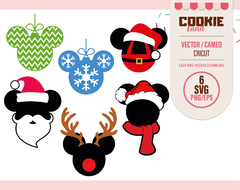 Mickey Christmas designs II SVG files
