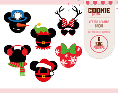 Mickey Christmas designs IV SVG files