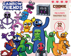 Rainbow Friends Png Clipart Digital
