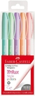 Caneta faber castell trilux kit com 5 pastel