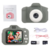 Camera infantil digital cinza com cartão de memória
