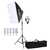 Kit Softbox Profissional 50x70cm c/ Tripé + 5 Lâmpadas LED - Bivolt