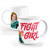 Caneca Harry Potter "Hermione Fight Like a Girl" Branca