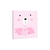 Capa de Álbum Scrapbook de Figurinhas Mêsversário do Bebê Candy rosa