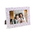 Porta Retrato de Madeira Branco 10x15 Corações Rosa - comprar online
