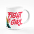 Caneca Harry Potter "Hermione Fight Like a Girl" Branca na internet