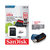 Cartão Micro SD 64GB SanDisk Ultra 80MB Classe 10 + Leitor 15 em 1