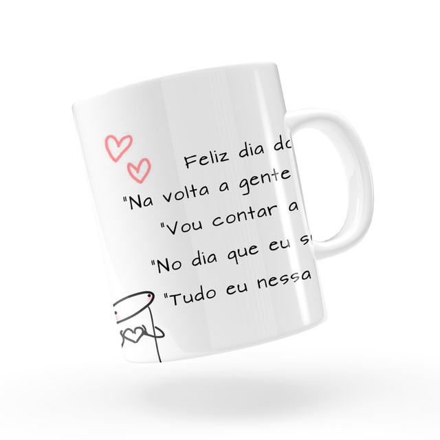 Caneca Flork meme/ Alça de coração / presente de aniversário / você já tem  30