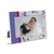 Porta Retrato de Madeira 10x15 Branco e roxo Menina Flores - comprar online