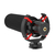 Microfone Shotgun Estereo Super Cardioide HD Câmeras e Celular Mamen Mic-08