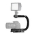 Estabilizador com suporte flash, alça, acessórios de vídeo profissional para câmera DSLR, DV camcorder e smartphones