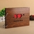 Álbum de fotos Scrapbook com capa de madeira feito à mão, para personalizações e fotos.