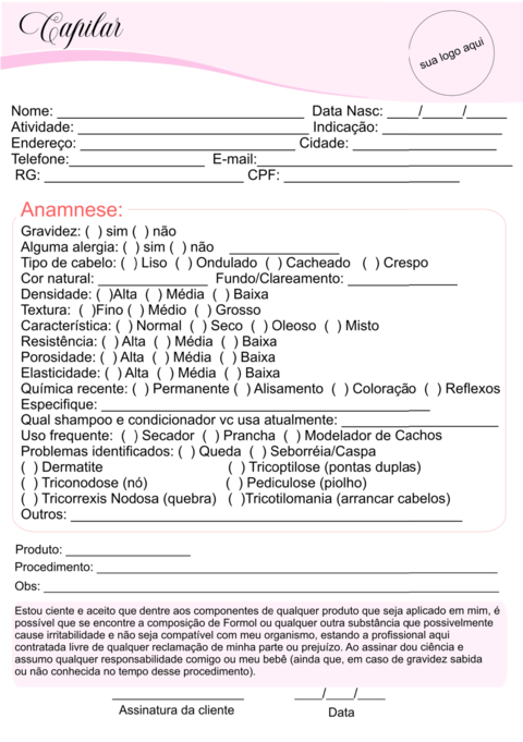 Anamnese Gestante, PDF, Gravidez