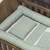Kit Berço 14 peças - Grid Verde 100% algodão - comprar online