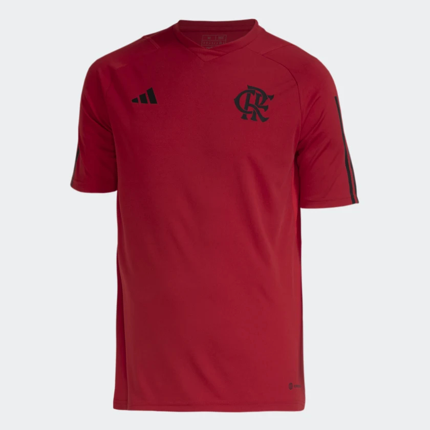 Camisa Flamengo Treino 2023 2024 Torcedor Masculina Vermelha