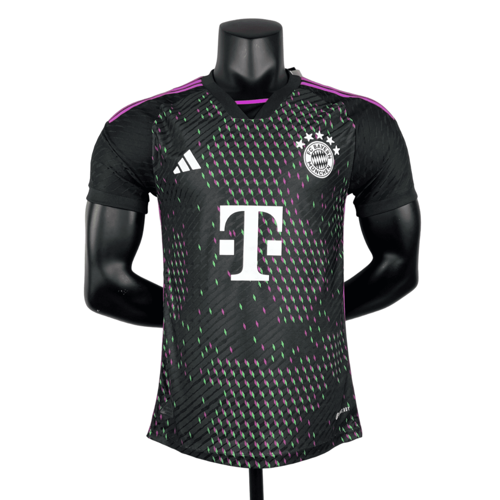 Camisa Bayern de Munique II 2023/2024 Jogador Masculina - Preta
